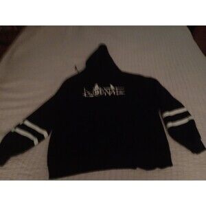 Harry Potter Hogwarts Hoodie Large Black Pullover Sweatshirt 9 3/4 Platform